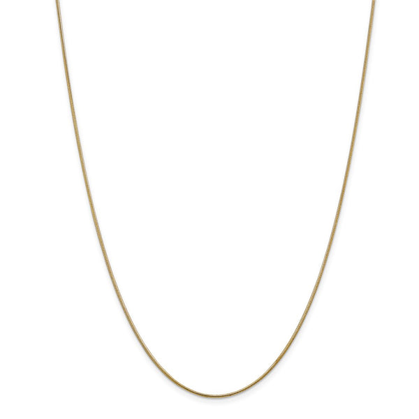 14k 1.1mm Round Snake Chain-WBC-SNA100-18