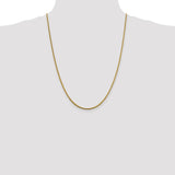 14k 1.85mm Round Snake Chain-WBC-SNA180-24