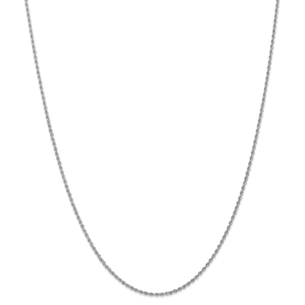 14k WG 1.5mm Regular Rope Chain-WBC-W012S-30