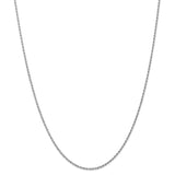 14k WG 1.5mm Regular Rope Chain-WBC-W012S-22