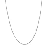 14k WG 2.0mm Regular Rope Chain-WBC-W014S-22