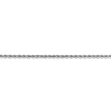 14k WG 2.25mm Regular Rope Chain-WBC-W016S-22