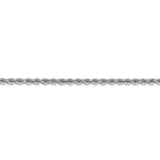 14K WG 2.75mm Regular Rope Chain-WBC-W021S-22