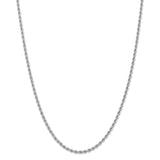 14K WG 2.75mm Regular Rope Chain-WBC-W021S-30