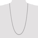 14k WG 3.0mm Regular Rope Chain-WBC-W023S-30