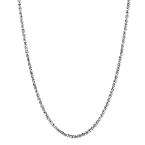 14k WG 3.0mm Regular Rope Chain-WBC-W023S-30