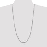 14k WG 4.0mm Regular Rope Chain-WBC-W030S-30