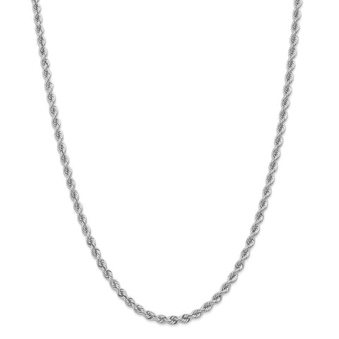 14k WG 4.0mm Regular Rope Chain-WBC-W030S-26