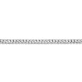 14k WG 2.9mm Flat Beveled Curb Chain-WBC-WFBU080-16