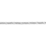 14k WG 2.75mm Flat Figaro Chain-WBC-WFIG070-16