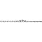 14k WG 1.4mm Franco Chain-WBC-WFRA045-24