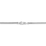 14k WG 1.5mm Franco Chain-WBC-WFRA050-18