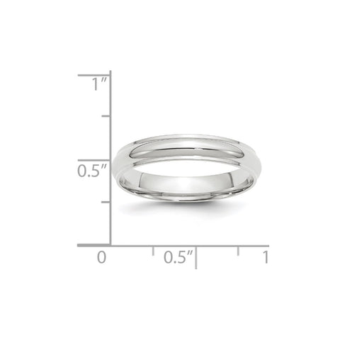 10KW 4mm Half Round with Edge Band Size 4-1WHRE040-4-WBC