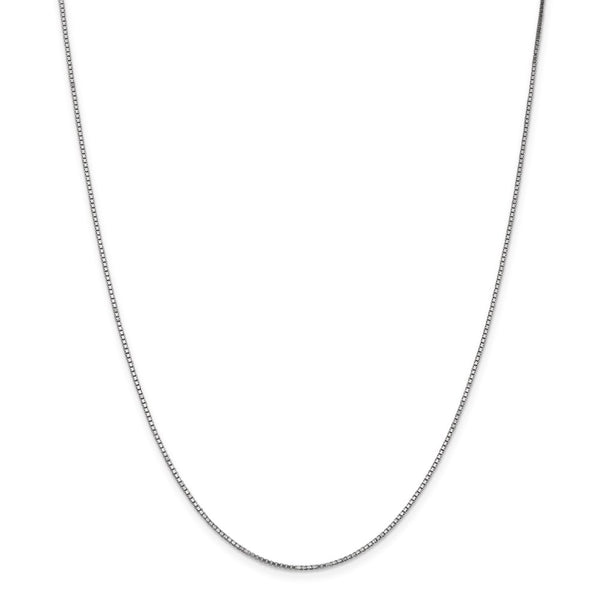 14k WG 1.1mm Box Chain-WBC-WLB110-22