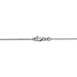 14k WG 1.0mm Octagonal Snake Chain Anklet-WBC-WOS100-10