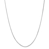 14k WG 1.0mm Octagonal Snake Chain-WBC-WOS100-24