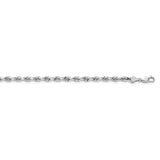 14k White Gold 5.0mm D/C Quadruple Rope Chain-WBC-WQT040-24