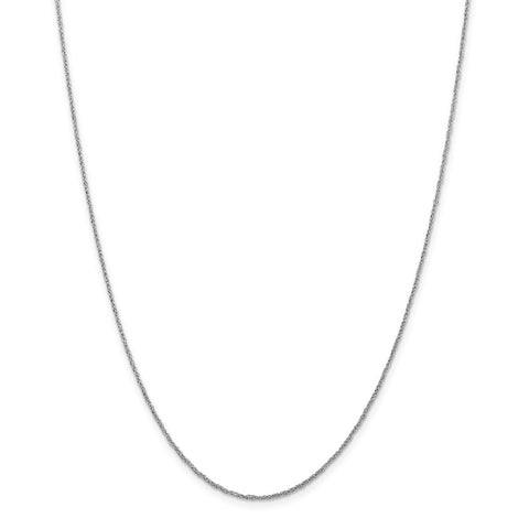 14K White Gold 1.1mm Ropa Chain-WBC-WRPA020-16