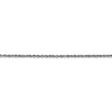 14K White Gold 1.7mm Ropa Chain Anklet-WBC-WRPA028-10