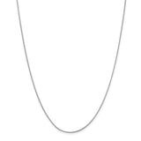 14k WG .9mm Round Snake Chain-WBC-WSNA080-30