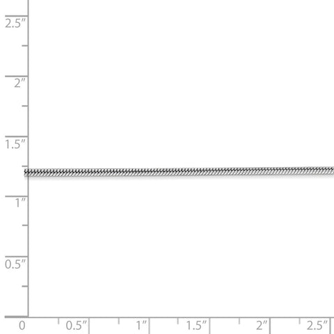 14k WG 1.6mm Round Snake Chain-WBC-WSNA160-30