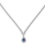 14KW 9.29ct w/ Jump Ring & No Pendant Diamond Necklace Mounting-WBC-X10012W