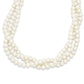 14k 6-7mm White Near Round FW Cultured Pearl 3-Strand Necklace-WBC-XF553-21