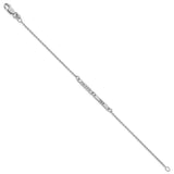 10KW Brushed 2 Station Bracelet-WBC-10XNA1180/2W