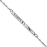 10KW Brushed 2 Station Bracelet-WBC-10XNA1180/2W