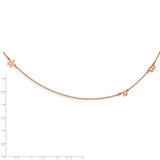 14K Rose Gold 3 Initial/Symbol Necklace-WBC-XNA1288R