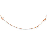 14K Rose Gold 3 Initial/Symbol Necklace-WBC-XNA1288R