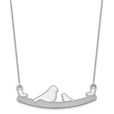 14KW 1 Child Bird Family Necklace-WBC-XNA673W