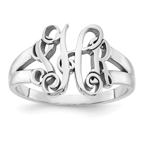 10KW Polished Monogram Ring-WBC-10XNR72W