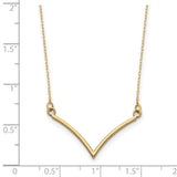 14k V Necklace-WBC-XP5059